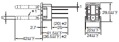 P2RFZ / P2RF, P2R, P7TF, PYFZ / PYF, PTFZ / PTF, PYD, PT, P7LF, PF, P2CF, PFA, P3G / P3GA, PL 外形寸法 40 
