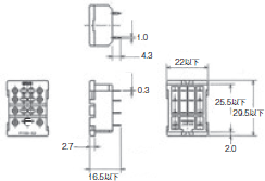 P2RFZ / P2RF, P2R, P7TF, PYFZ / PYF, PTFZ / PTF, PYD, PT, P7LF, PF, P2CF, PFA, P3G / P3GA, PL 外形寸法 41 