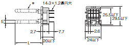 P2RFZ / P2RF, P2R, P7TF, PYFZ / PYF, PTFZ / PTF, PYD, PT, P7LF, PF, P2CF, PFA, P3G / P3GA, PL 外形寸法 45 