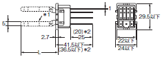 P2RFZ / P2RF, P2R, P7TF, PYFZ / PYF, PTFZ / PTF, PYD, PT, P7LF, PF, P2CF, PFA, P3G / P3GA, PL 外形寸法 46 