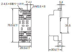 P2RFZ / P2RF, P2R, P7TF, PYFZ / PYF, PTFZ / PTF, PYD, PT, P7LF, PF, P2CF, PFA, P3G / P3GA, PL 外形寸法 50 
