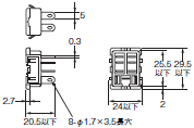 P2RFZ / P2RF, P2R, P7TF, PYFZ / PYF, PTFZ / PTF, PYD, PT, P7LF, PF, P2CF, PFA, P3G / P3GA, PL 外形寸法 57 
