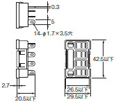 P2RFZ / P2RF, P2R, P7TF, PYFZ / PYF, PTFZ / PTF, PYD, PT, P7LF, PF, P2CF, PFA, P3G / P3GA, PL 外形寸法 63 
