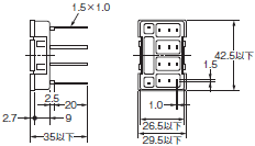 P2RFZ / P2RF, P2R, P7TF, PYFZ / PYF, PTFZ / PTF, PYD, PT, P7LF, PF, P2CF, PFA, P3G / P3GA, PL 外形寸法 64 