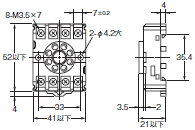 P2RFZ / P2RF, P2R, P7TF, PYFZ / PYF, PTFZ / PTF, PYD, PT, P7LF, PF, P2CF, PFA, P3G / P3GA, PL 外形寸法 70 