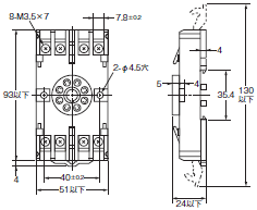P2RFZ / P2RF, P2R, P7TF, PYFZ / PYF, PTFZ / PTF, PYD, PT, P7LF, PF, P2CF, PFA, P3G / P3GA, PL 外形寸法 83 