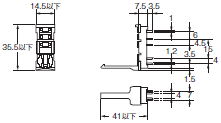 P2RFZ / P2RF, P2R, P7TF, PYFZ / PYF, PTFZ / PTF, PYD, PT, P7LF, PF, P2CF, PFA, P3G / P3GA, PL 外形寸法 8 