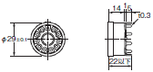 P2RFZ / P2RF, P2R, P7TF, PYFZ / PYF, PTFZ / PTF, PYD, PT, P7LF, PF, P2CF, PFA, P3G / P3GA, PL 外形寸法 97 