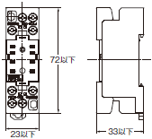 P2RFZ / P2RF, P2R, P7TF, PYFZ / PYF, PTFZ / PTF, PYD, PT, P7LF, PF, P2CF, PFA, P3G / P3GA, PL 外形寸法 36 