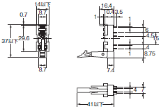 P2RFZ / P2RF, P2R, P7TF, PYFZ / PYF, PTFZ / PTF, PYD, PT, P7LF, PF, P2CF, PFA, P3G / P3GA, PL 外形寸法 10 