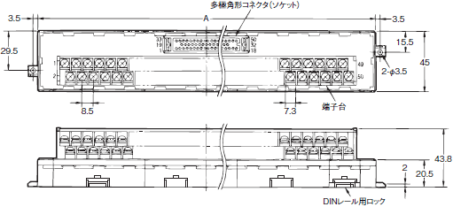 XW2B(スタンダードタイプ) 外形寸法 18 