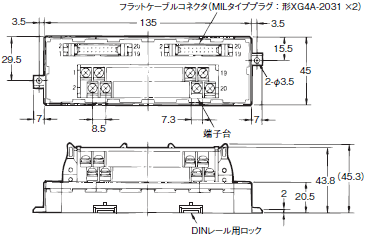XW2B(スタンダードタイプ) 外形寸法 10 