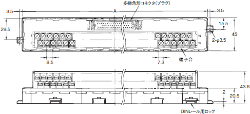 XW2B(スタンダードタイプ) 外形寸法 15 