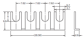 G6D-F4PU / G3DZ-F4PU, G6D-F4B / G3DZ-F4B 外形寸法 6 