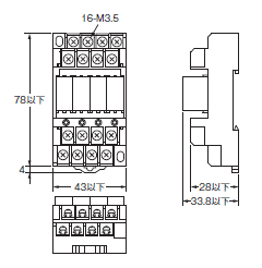 G3S4 外形寸法 3 