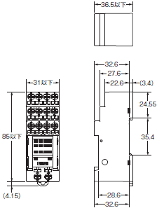 MY 外形寸法 38 