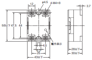 G3NA 外形寸法 4 