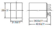 G3H / G3HD 外形寸法 1 