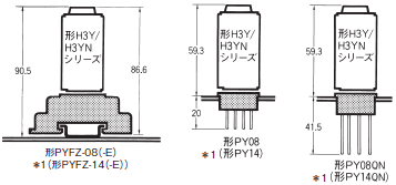 H3Y 外形寸法 6 