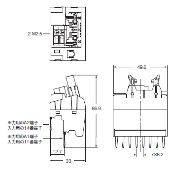 G2RV-ST 外形寸法 17 