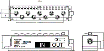 DRT1-□D08C / □D16C(-1) 外形寸法 1 