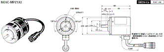 E6C-M 外形寸法 2 