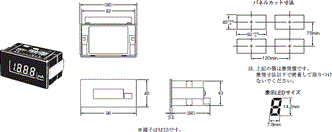 K3TF 外形寸法 1 