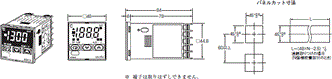 E5CSV 外形寸法 2 