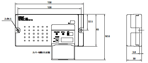 WM21-XD 外形寸法 2 