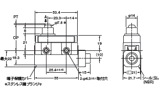 ZC-□55 外形寸法 1 