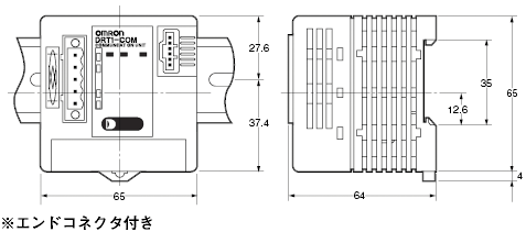 DRT1-COM 外形寸法 1 