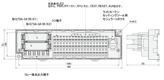 F3SP-T01 外形寸法 1 