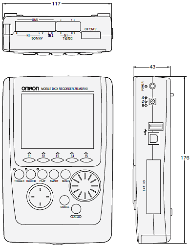 ZR-MDR10 外形寸法 2 