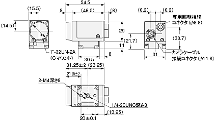 V530-R2000 外形寸法 6 