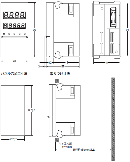 C200H-CP114 外形寸法 2 