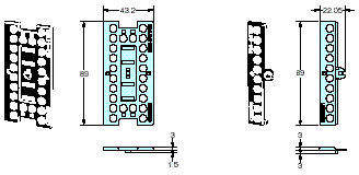 K3AS 外形寸法 2 