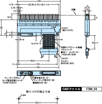F3M-S 外形寸法 3 