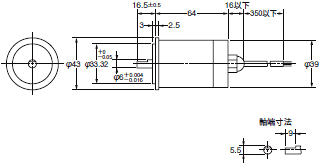 3F88L-RS15 / RS17 外形寸法 3 