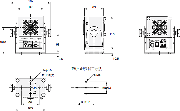 ZJ-FA01 / 02 / 03 外形寸法 8 