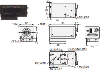 F210-C10-ETN / F500-C10-ETN / F500-C10 外形寸法 6 