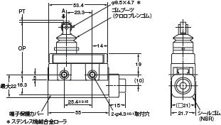ZC-□55 外形寸法 5 