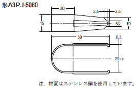 A3P 外形寸法 10 