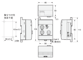 V530-R150V3 外形寸法 10 