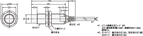 E2EM 外形寸法 8 