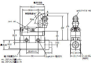 ZC-□55 外形寸法 12 