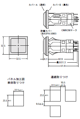 A3P 外形寸法 29 