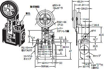 D4N-□R 外形寸法 20 