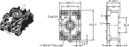 E5ZN 外形寸法 22 