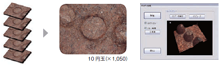 VC7700 特長 11 3Dデジタルファインスコープ VC7700でハンディ合成