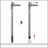 ZX-T 特長 9 バキュームリトラクトタイプで自動計測を実現したスマートセンサ 高精度接触タイプZX-T